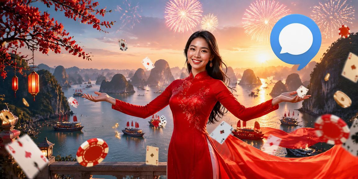 Không khí giải trí và trò chơi bài tại Vịnh Hạ Long với văn hóa Việt Nam