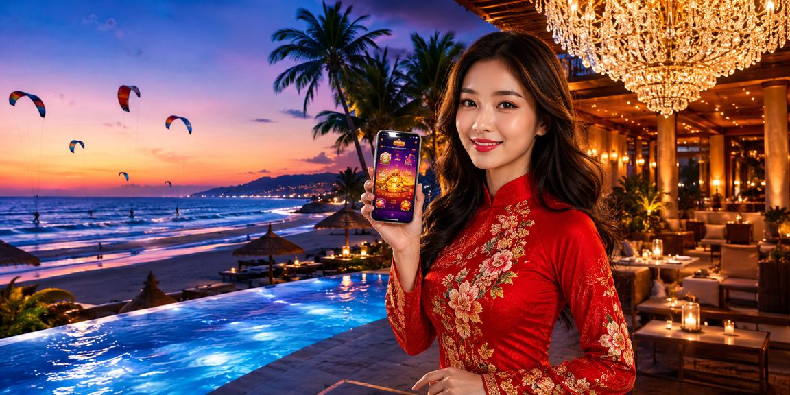 Người dùng trải nghiệm ứng dụng casino trên điện thoại tại Mũi Né